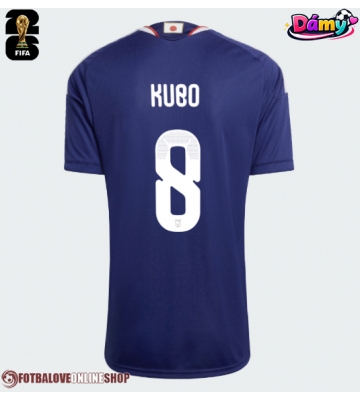 Japonsko Takefusa Kubo #8 Domácí Dres pro Dámy MS 2026 Krátkým Rukávem